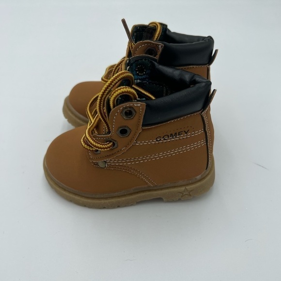 Comfy Kids Boots Brown/Black - Picture 3 of 11